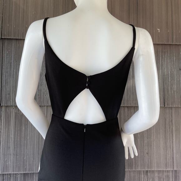 🔥Lulus Moment Of Bliss Backless Mermaid Maxi Dress Dark Romantic Party Size S - Picture 7 of 14